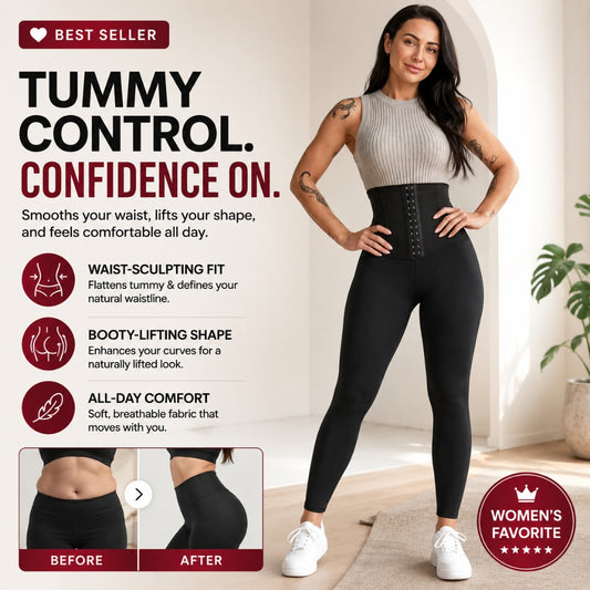 Leggings Power Fit™ - 2-in-1 with Shaping Waistband
